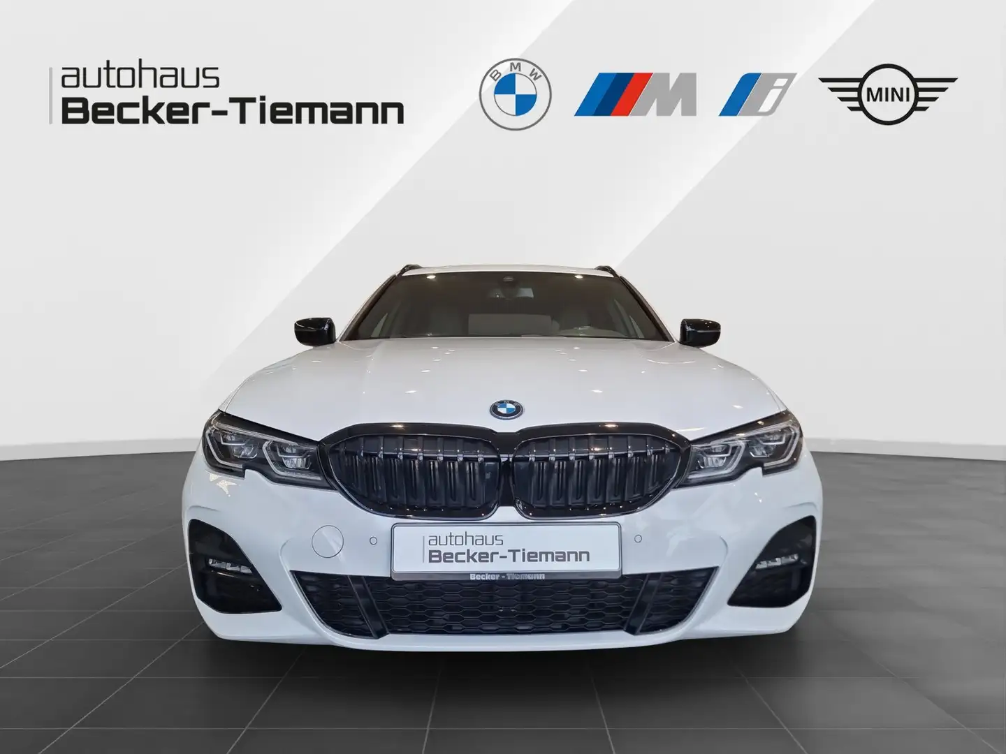 BMW 320 e Touring Blanc - 2