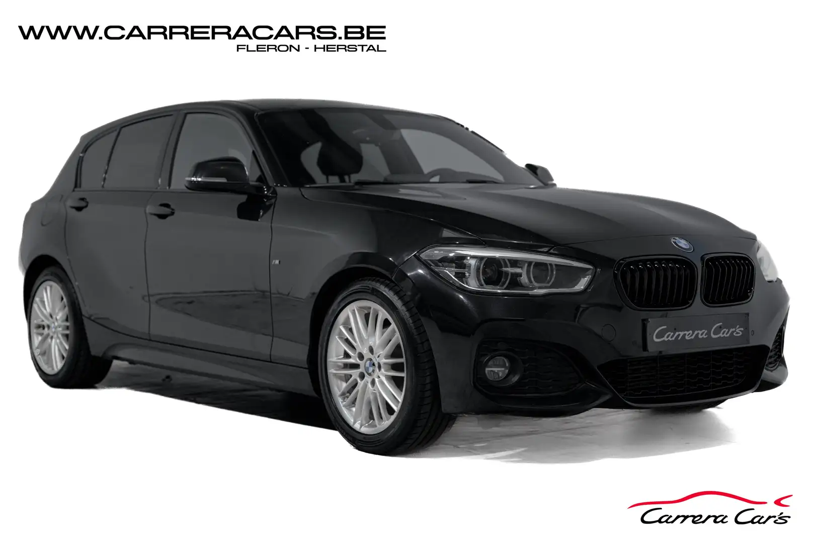 BMW 118 d*|PACK M*NAVI*XENON*CUIR+SG CHAUF*REGU*GARANTIE*| Noir - 1