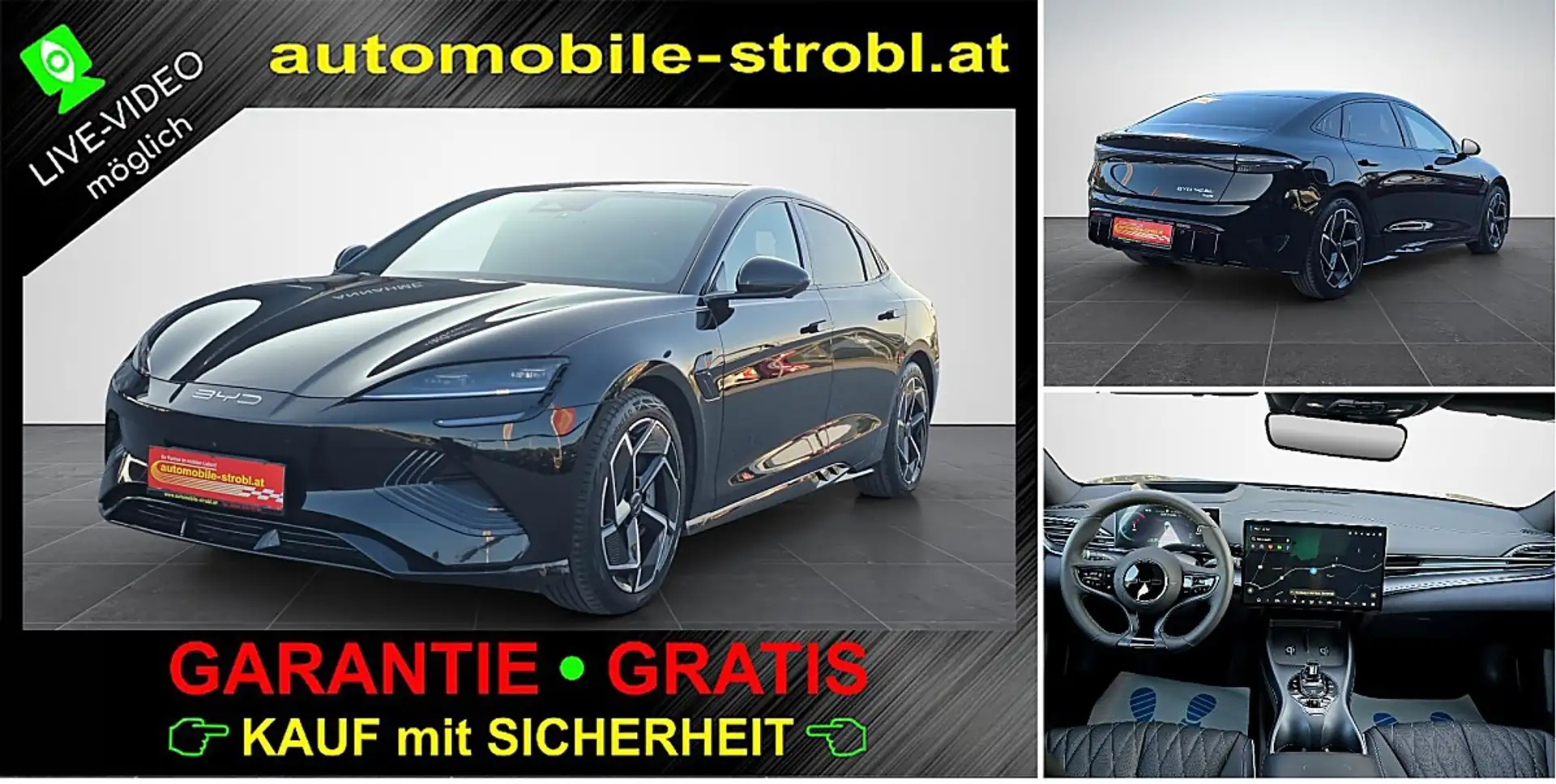 BYD Seal EV Exc. AWD *Pano*HeadUp*Dynaudio*WERKSGARANTIE* Schwarz - 1