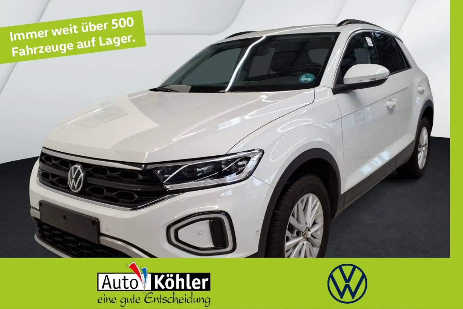 Volkswagen T-Roc Life TSI CarPlay/Virt/LED/Facelift/Navi Weiß - 1