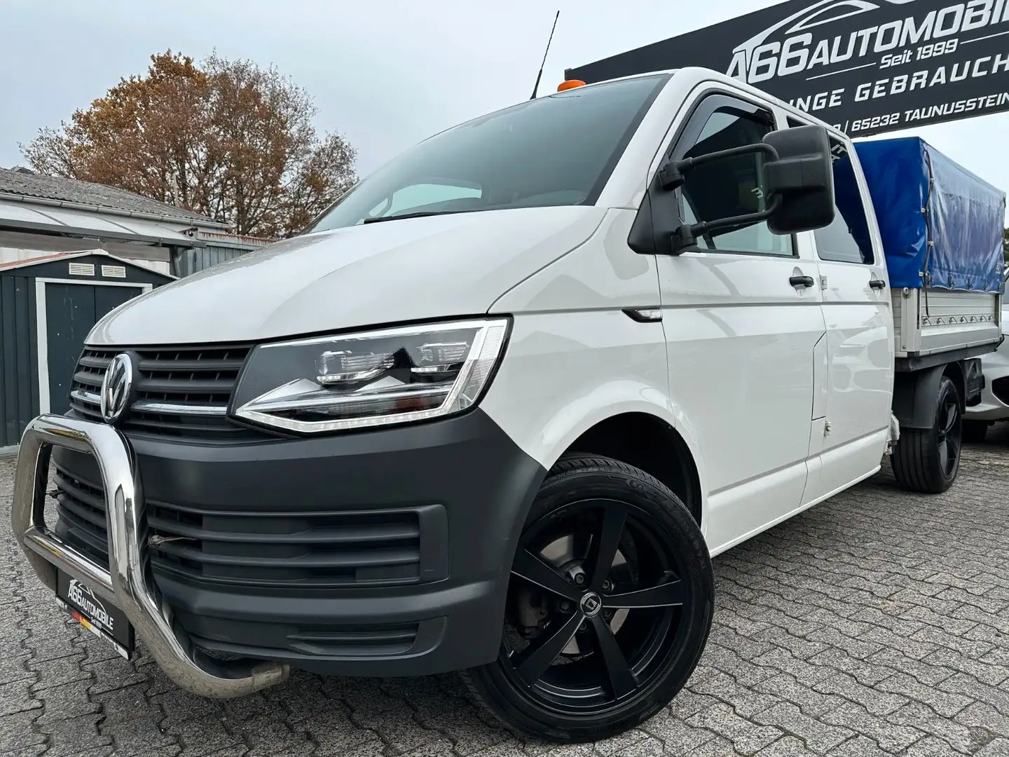 Volkswagen T6 Transporter LANG Pritsche DoKa EINZELSTÜCK Weiß - 1