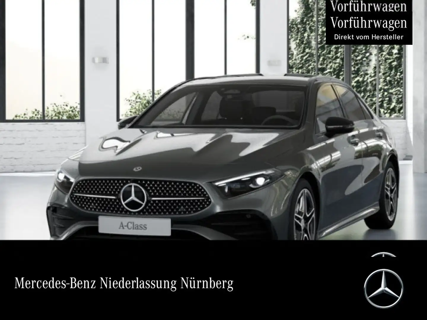 Mercedes-Benz A 220 Lim 4M AMG+NIGHT+PANO+MULTIBEAM+STHZG+KAMERA Gris - 1