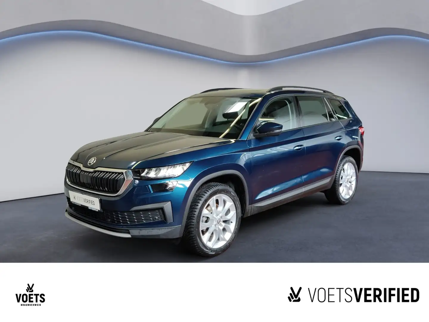 Skoda Kodiaq Ambition 2.0 TDI DSG LED+PDC+PANO Blau - 1