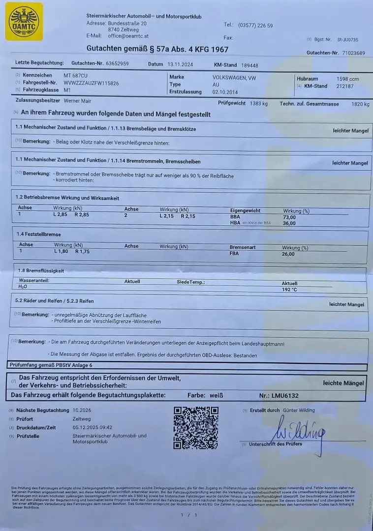 Volkswagen Golf Golf 7, 1.6 TDI frisches Pickerl, Preis vhb - 2