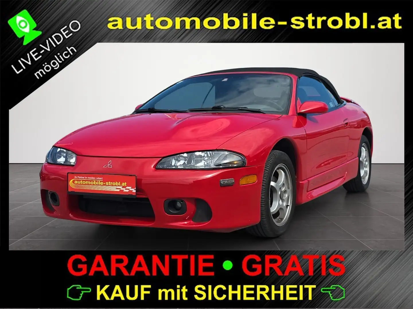 Mitsubishi Eclipse Spyder Rostfrei! Top-Ausstattung Rood - 1