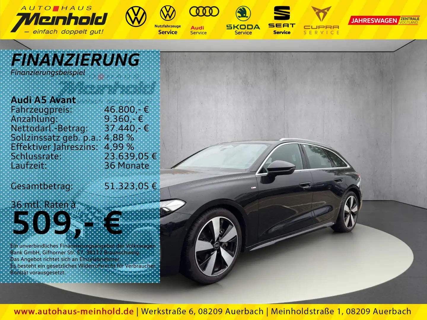 Audi A5 2.0 TFSI S-Tronic, S-Line 2x, Kamera Schwarz - 1
