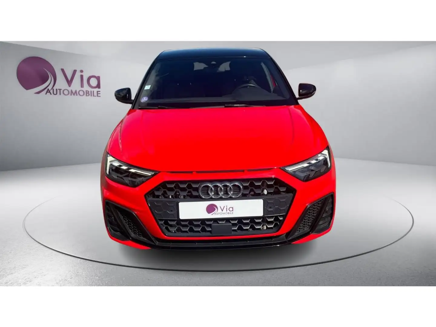 Audi A1 Sportback 1.0 30 TFSI 116 S line - SIEGES CHAUFFAN Rouge - 2