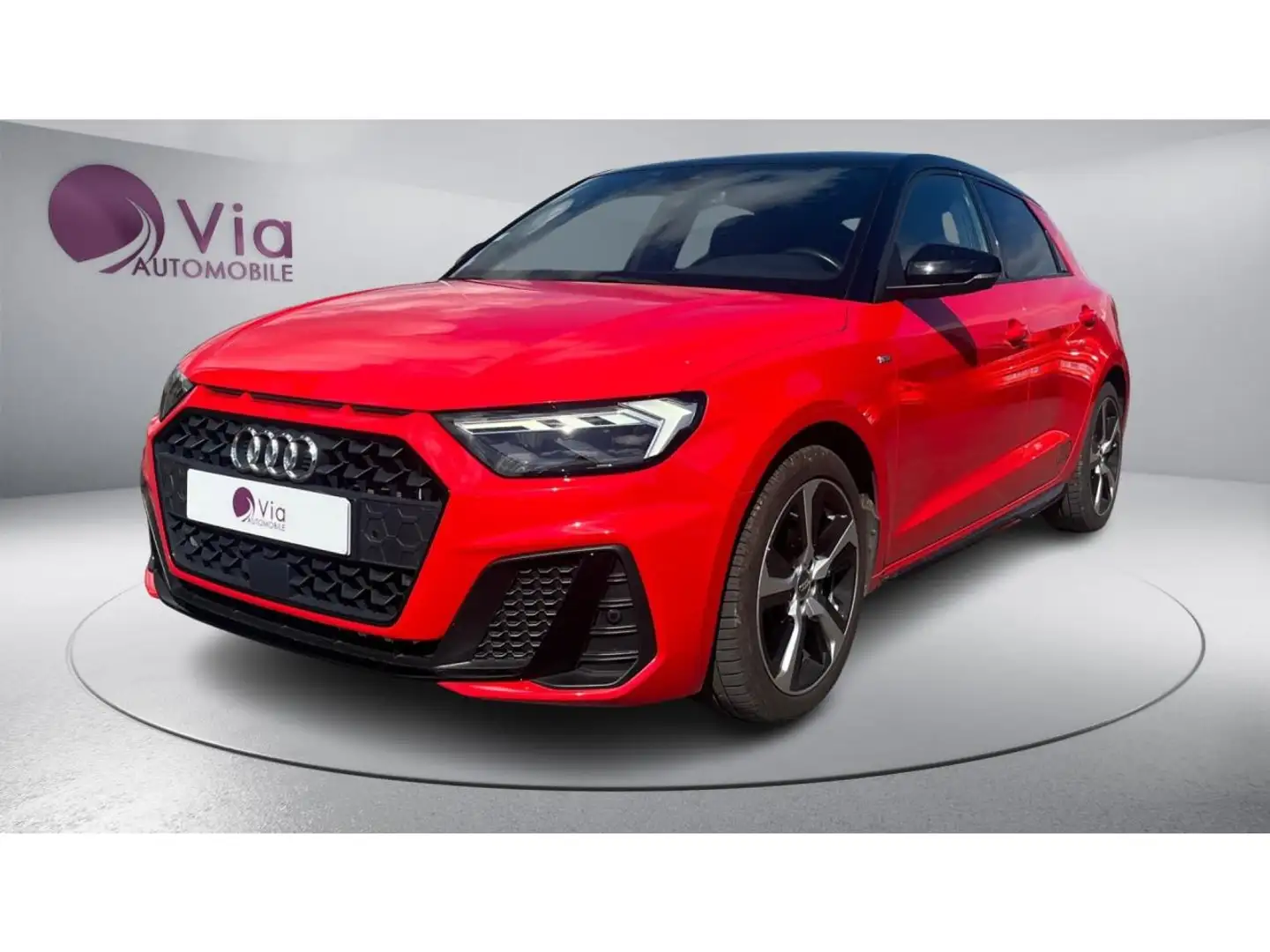 Audi A1 Sportback 1.0 30 TFSI 116 S line - SIEGES CHAUFFAN Rouge - 1