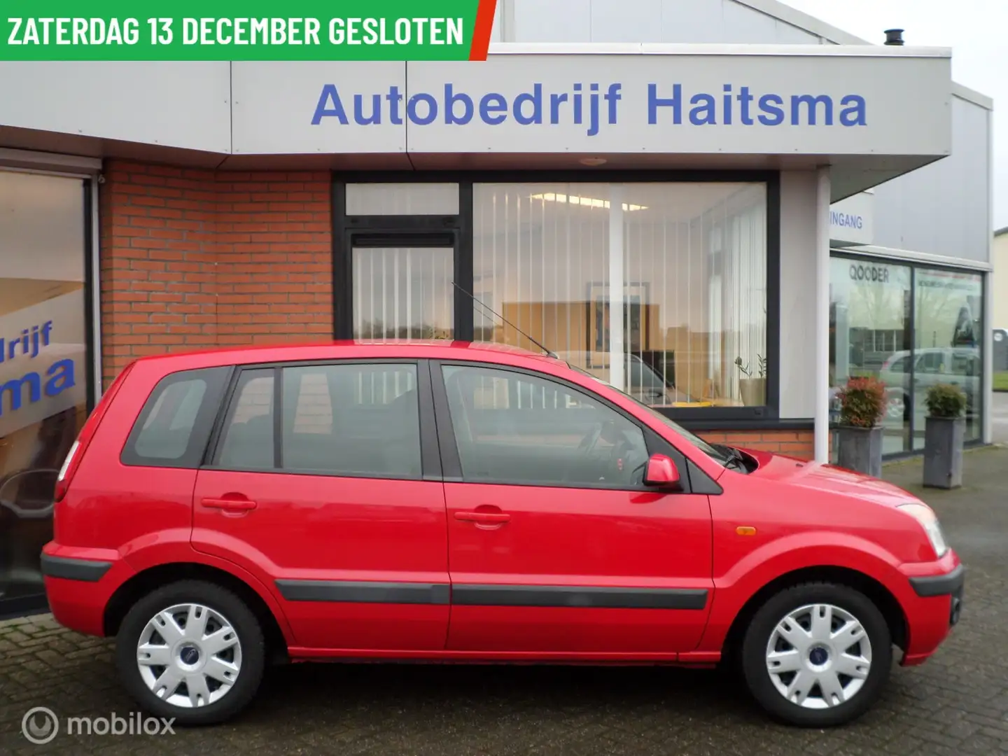 Ford Fusion 1.6-16V Ghia Automaat Rojo - 2