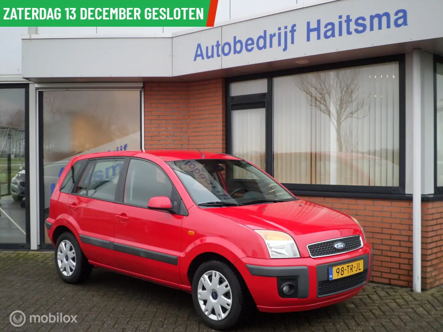 Ford Fusion 1.6-16V Ghia Automaat Rojo - 1