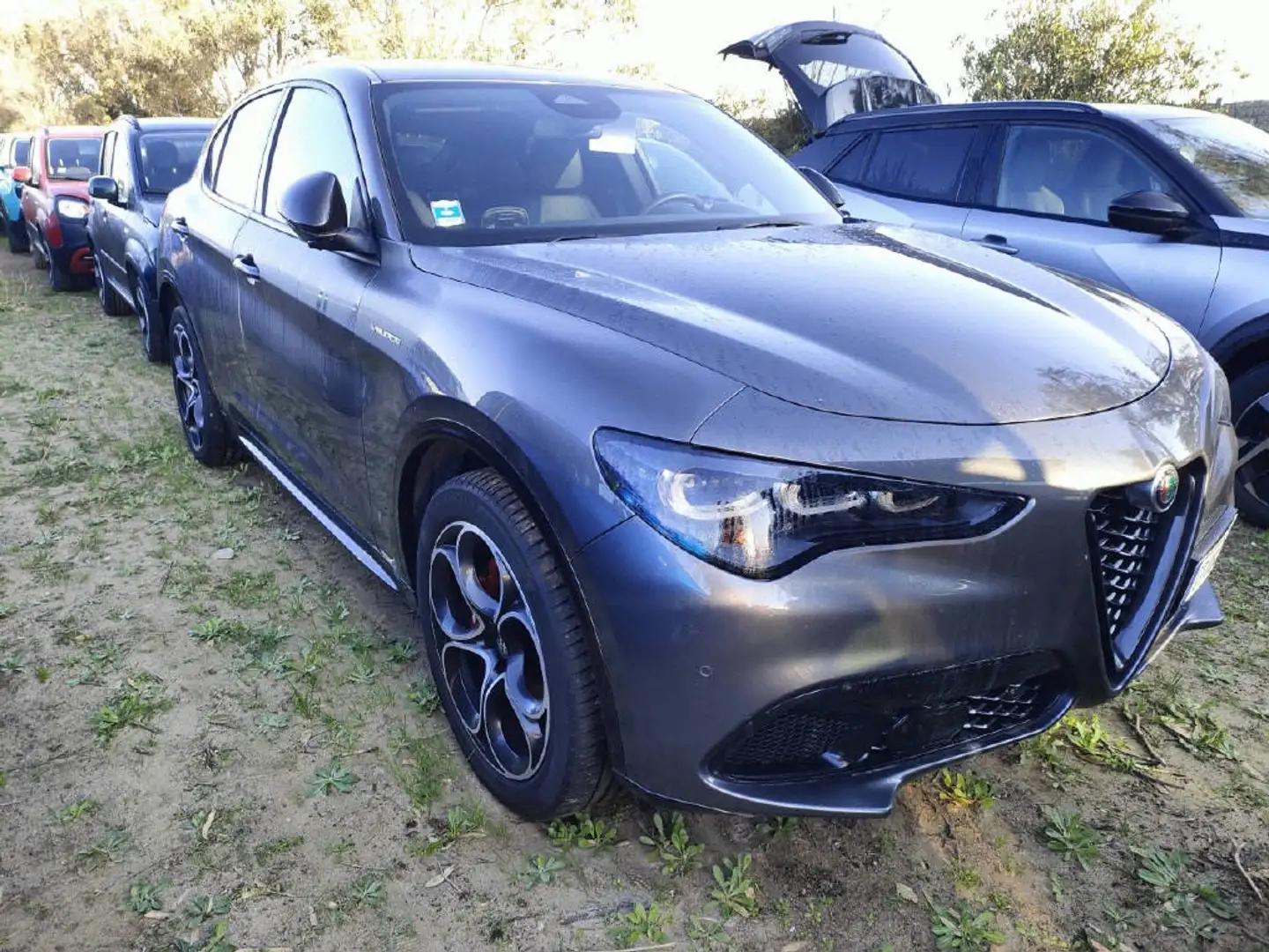 Alfa Romeo Stelvio 2.2 Turbo Veloce Grijs - 1