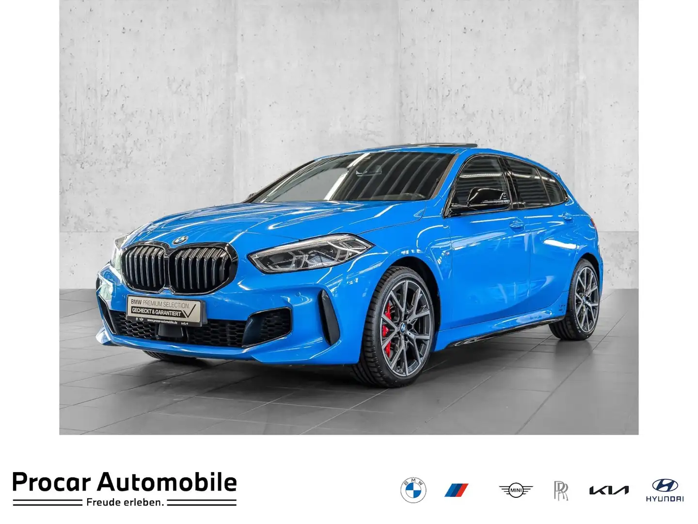 BMW 128 ti PANO NAVI LED Sound Syst. PDC V+H DAB Albastru - 1