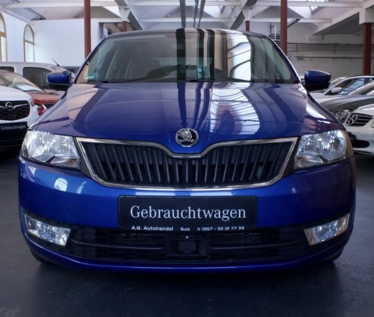 Skoda Rapid/Spaceback Rapid Spaceback 1.4 TSI DSG Drive blau Pano 17 Alu - 1