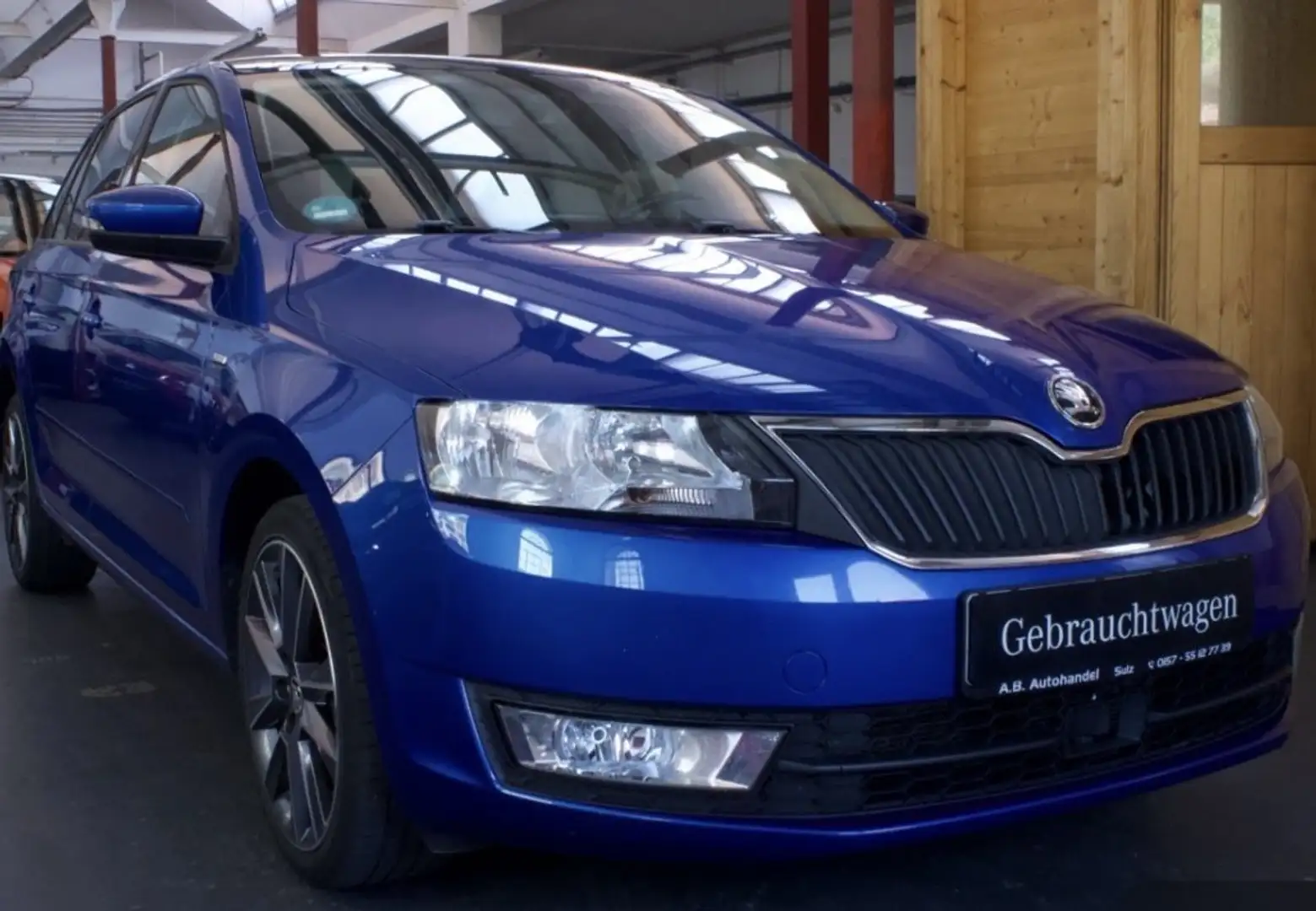 Skoda Rapid/Spaceback Rapid Spaceback 1.4 TSI DSG Drive blau Pano 17 Alu - 2