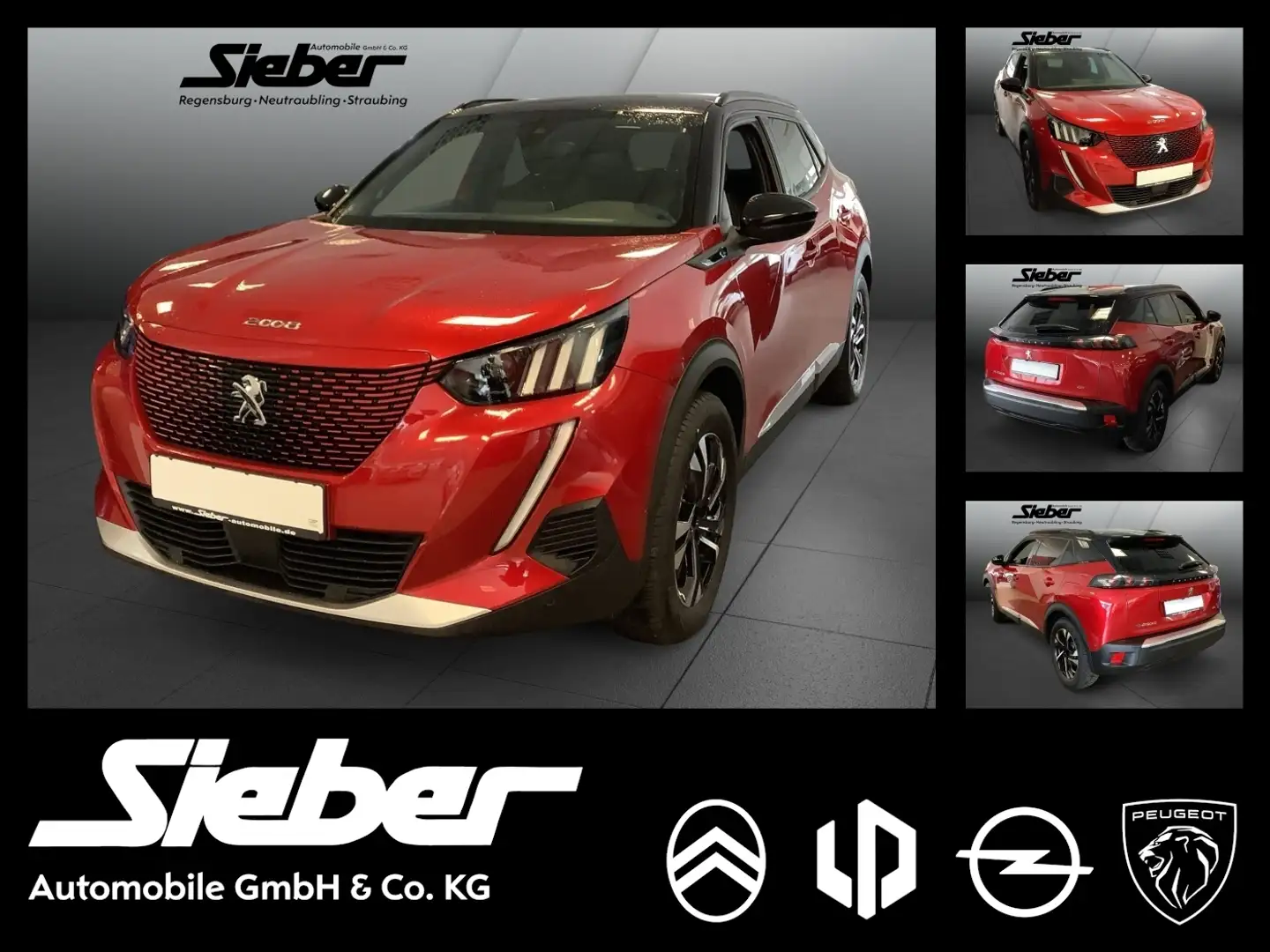 Peugeot 2008 e GT *Navi*LED*PDC*Sitzheizung*Kamera* Rot - 1
