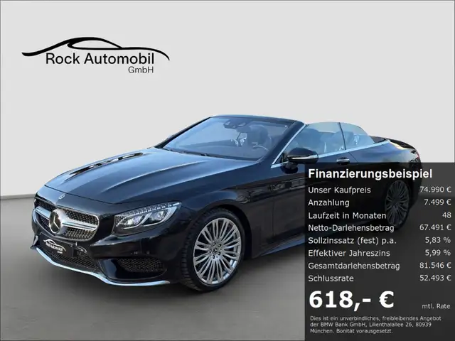 Mercedes-Benz S 500 Cabrio 9G AMG Line Exclusiv LED *Garantie*