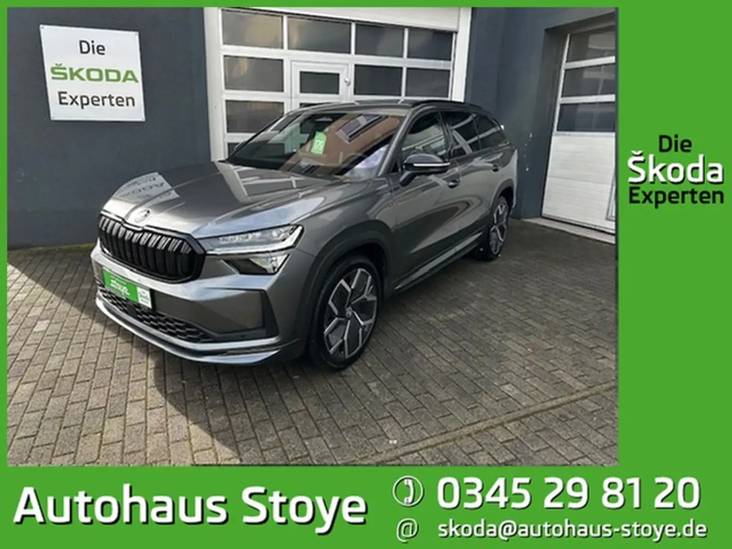 Skoda Kodiaq Sportline 2.0 TDI DSG AHK;DCC;NAV;ELHECK Grau - 1
