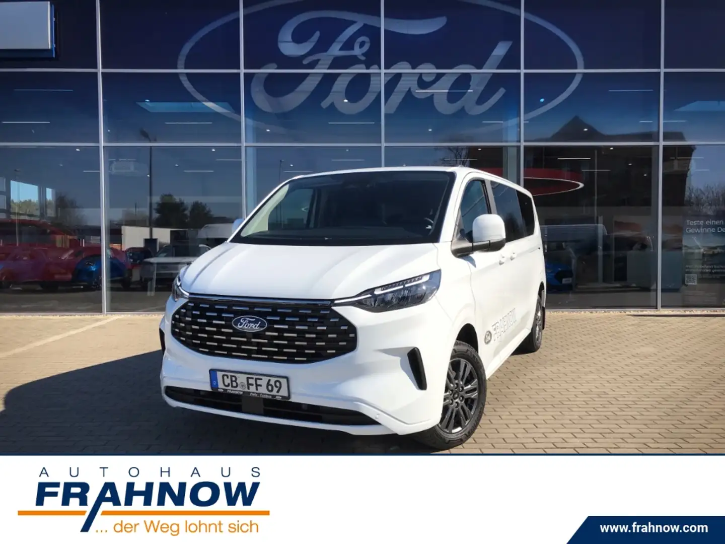Ford Tourneo Custom 2.0 EcoBlue Titanium L2 LED NAVI ACC SHZ Weiß - 1
