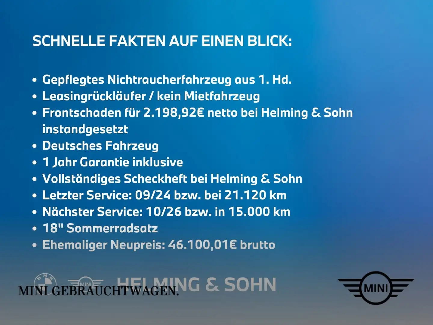 MINI John Cooper Works Hatch Head-Up HK HiFi DAB LED uvm. Grün - 1