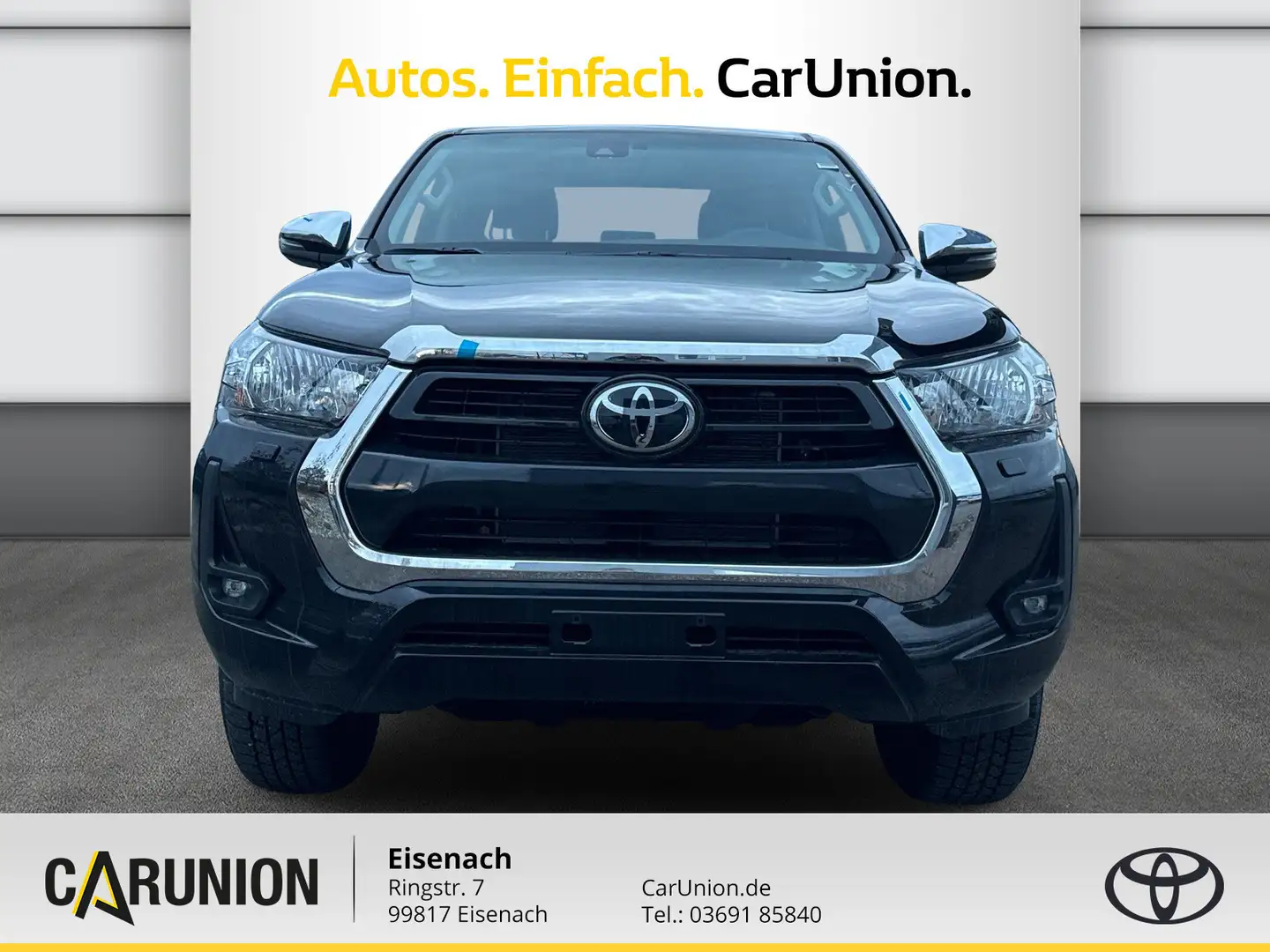 Toyota Hilux 2,4 AT COMFORT+AHZV+WANNE Noir - 2