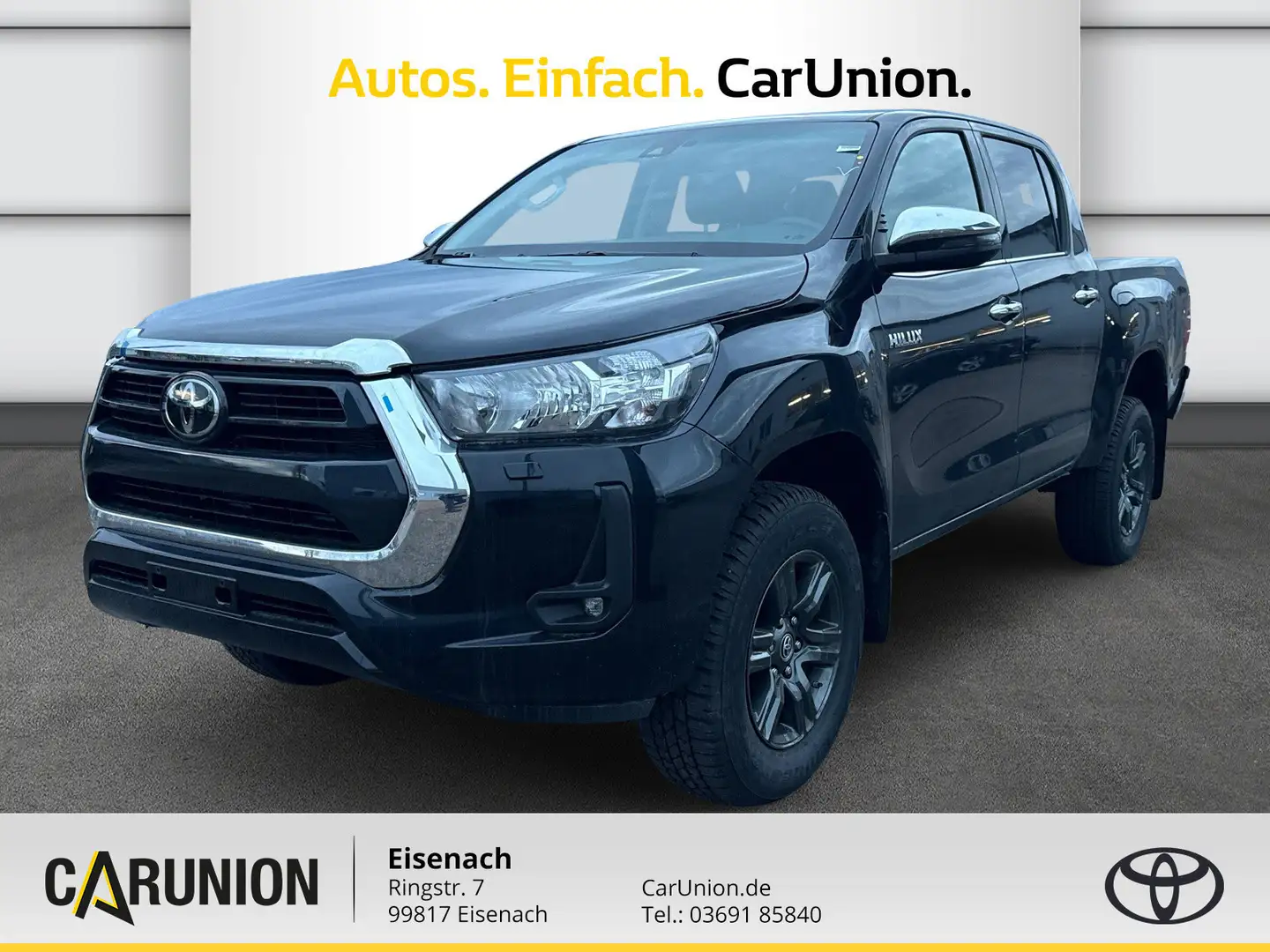 Toyota Hilux 2,4 AT COMFORT+AHZV+WANNE Siyah - 1
