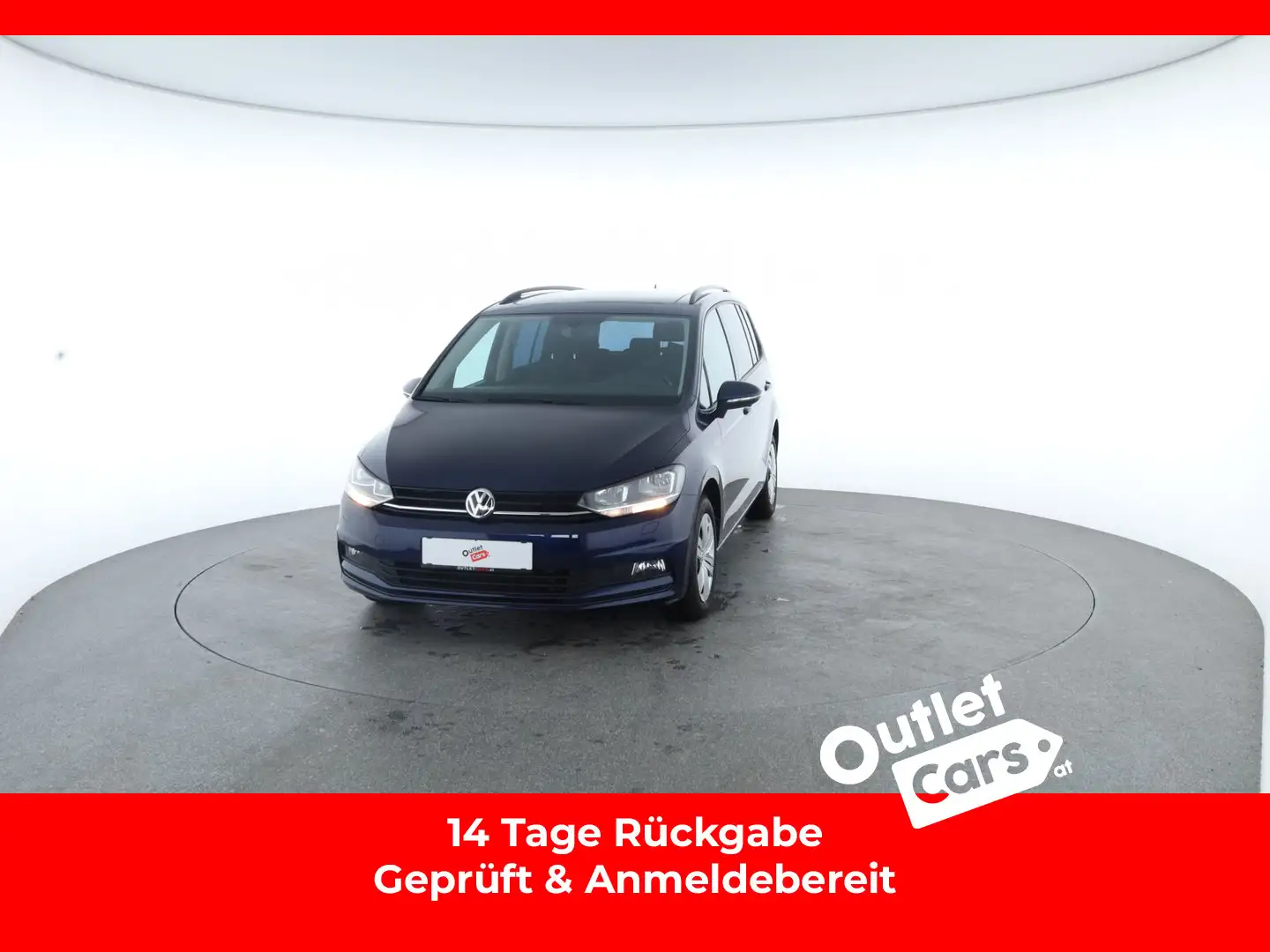 Volkswagen Touran TDI SCR DSG 7-Sitzer Blau - 1