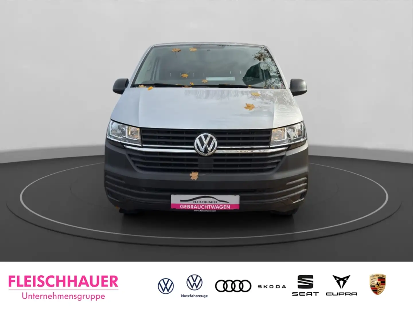 Volkswagen T6.1 Transporter Kasten 2.0 TDI AHK+PDC+Klima+Flügel Silber - 2