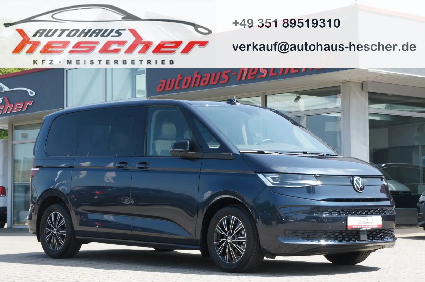 Volkswagen T7 Multivan 2.0 TDI DSG *LED*STANDHZG*HEAD-UP* Blau - 1