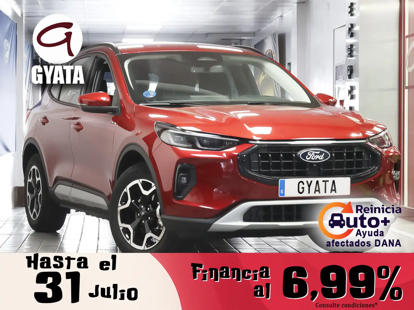 Ford Kuga 2.5 Duratec PHEV Active 4x2 Rouge - 1