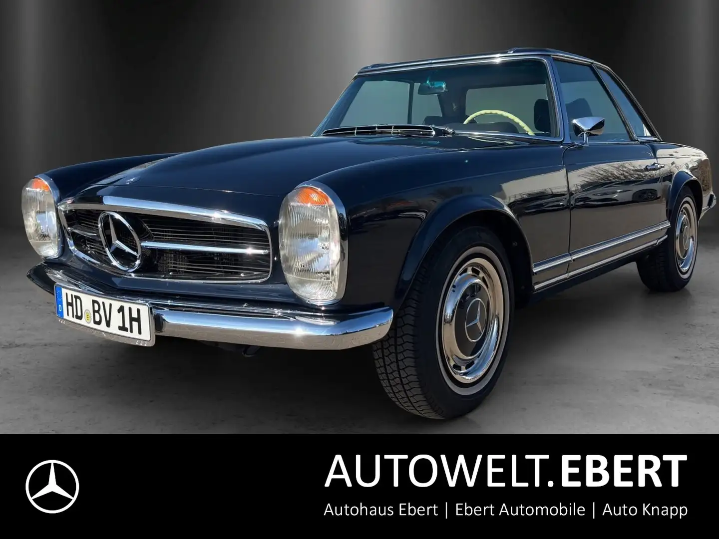 Mercedes-Benz SL 280 W113 Pagode Wertgutachten Hardtop H-Kennz Blau - 1