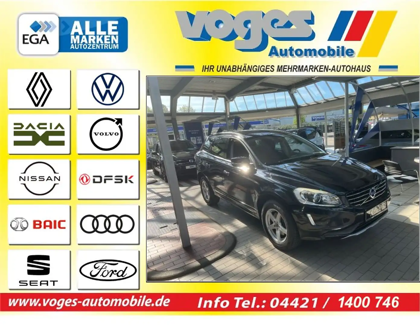 Volvo XC60 D3 Geartronic Momentum Zwart - 1