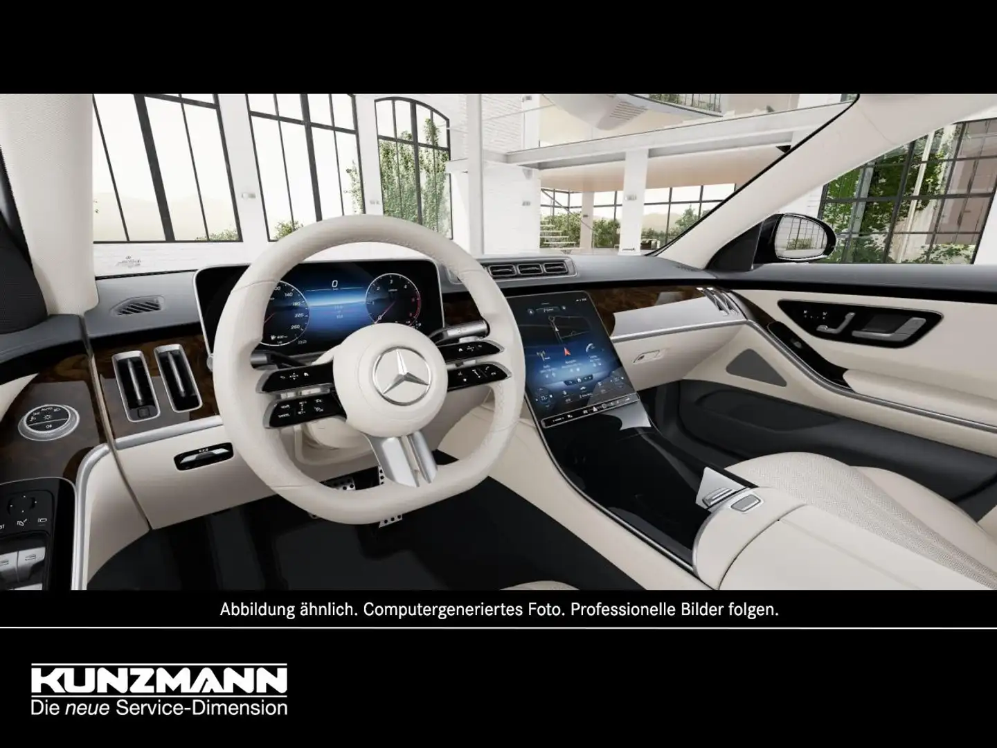 Mercedes-Benz S 400 d 4M lang AMG Night Panorama Sitzklima 360° Negro - 2