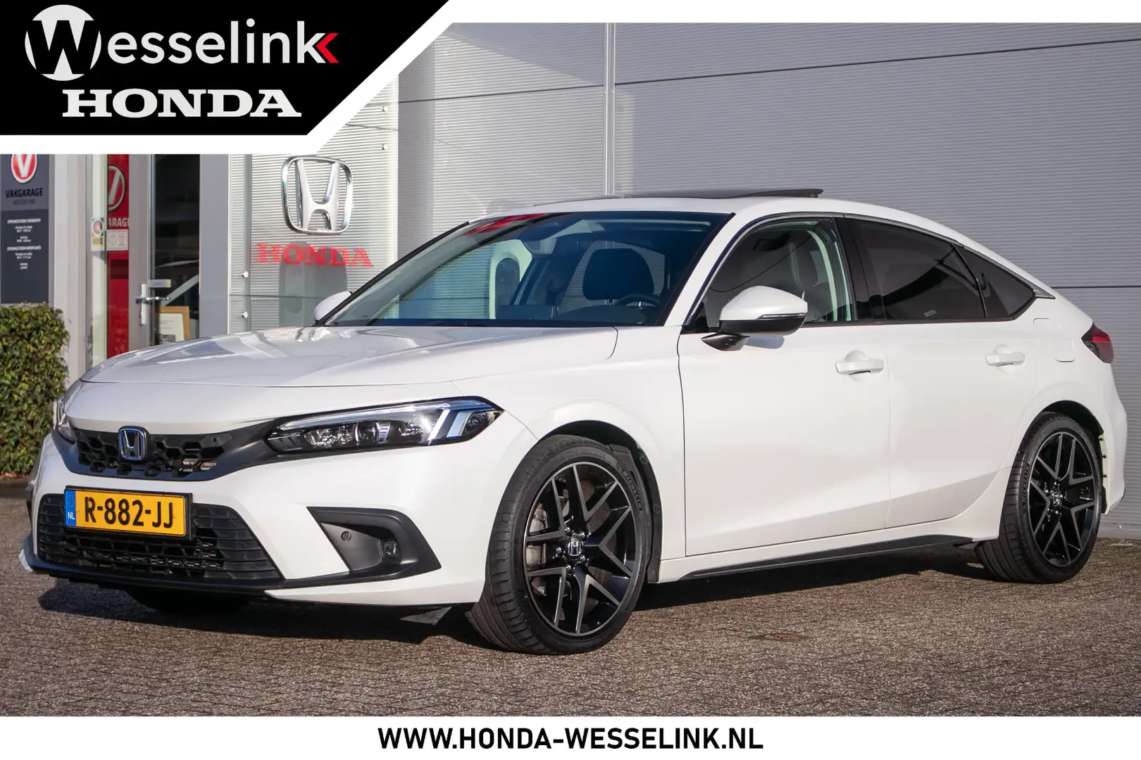 Honda Civic 2.0 e:HEV Advance - Leder | Schuifdak | BTW auto Blanc - 1