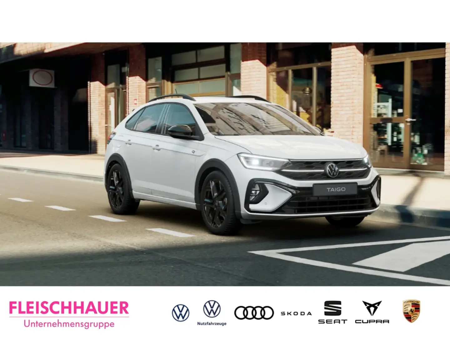 Volkswagen Taigo 1.0 TSI R-Line ACC BLACK-STYLE NAVI REAR-VIEW Blanc - 2