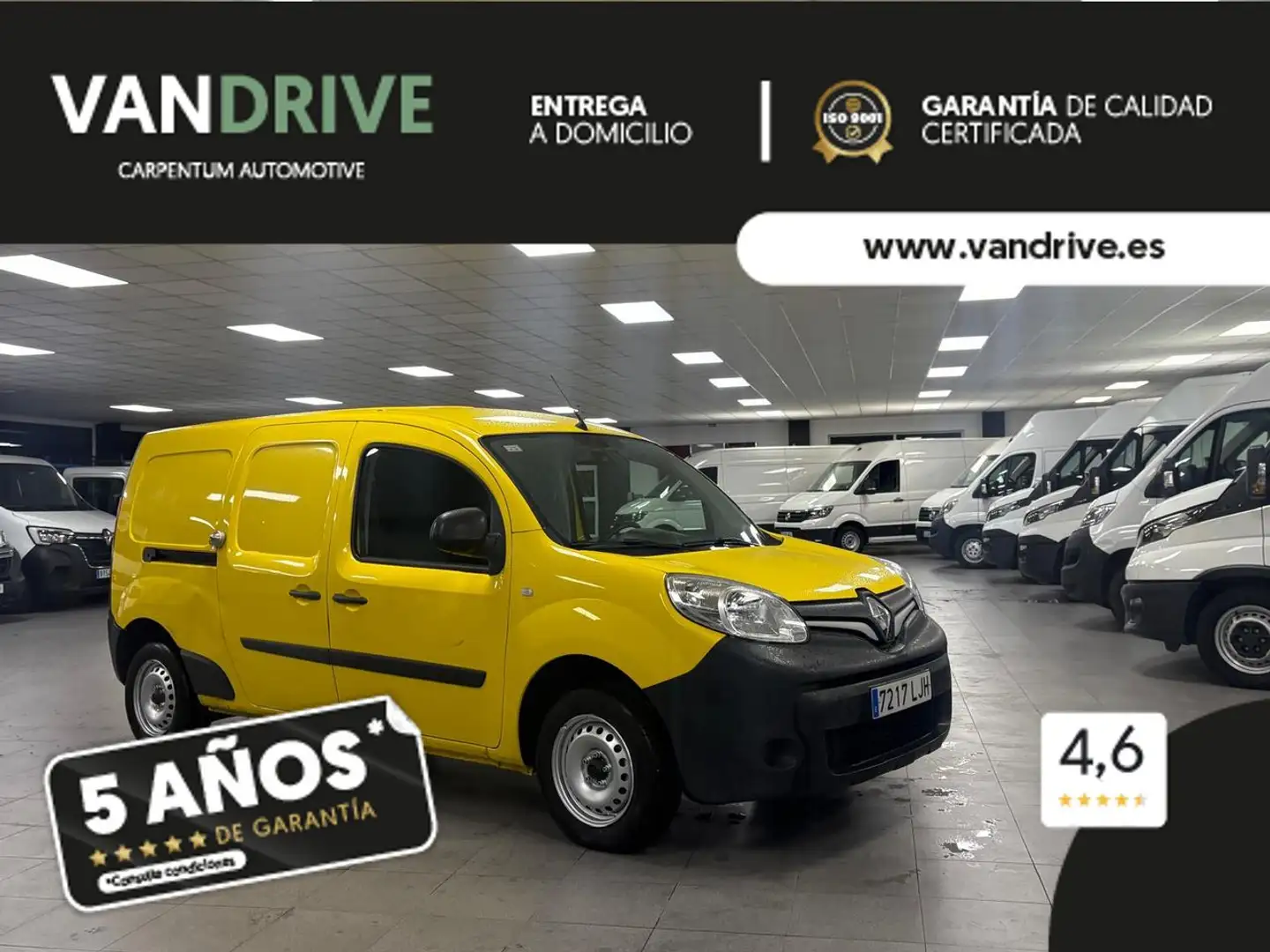 Renault Kangoo Fg. Maxi 1.5dCi Profesional 66kW 5pl. Jaune - 2