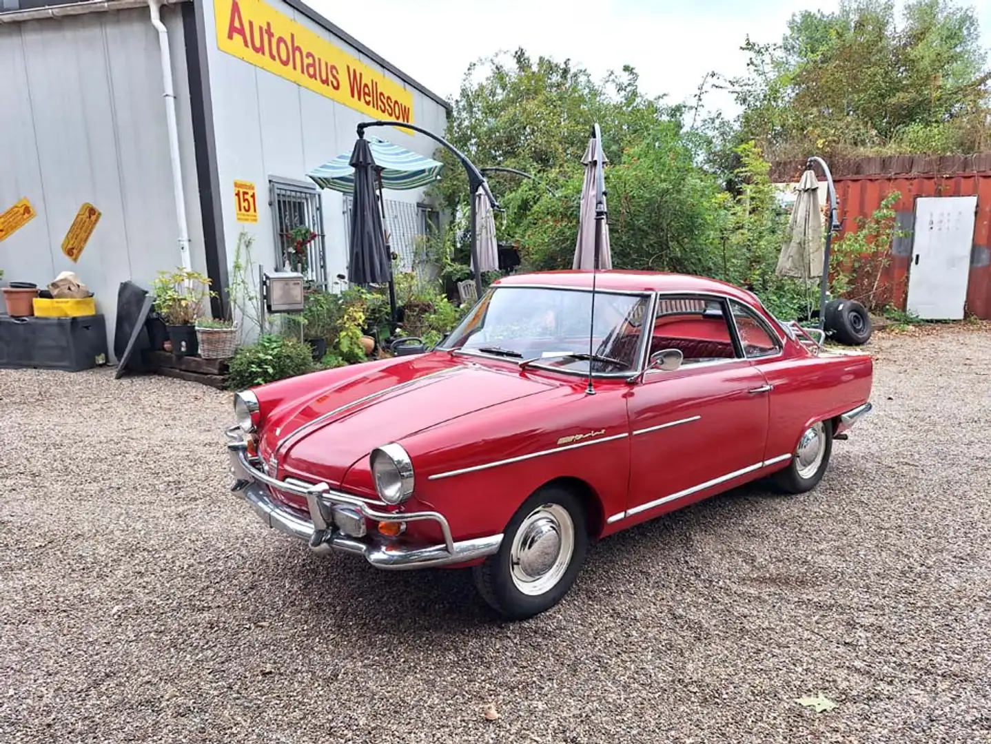 NSU Sport-Prinz Pappdeckelbrief Rot - 2