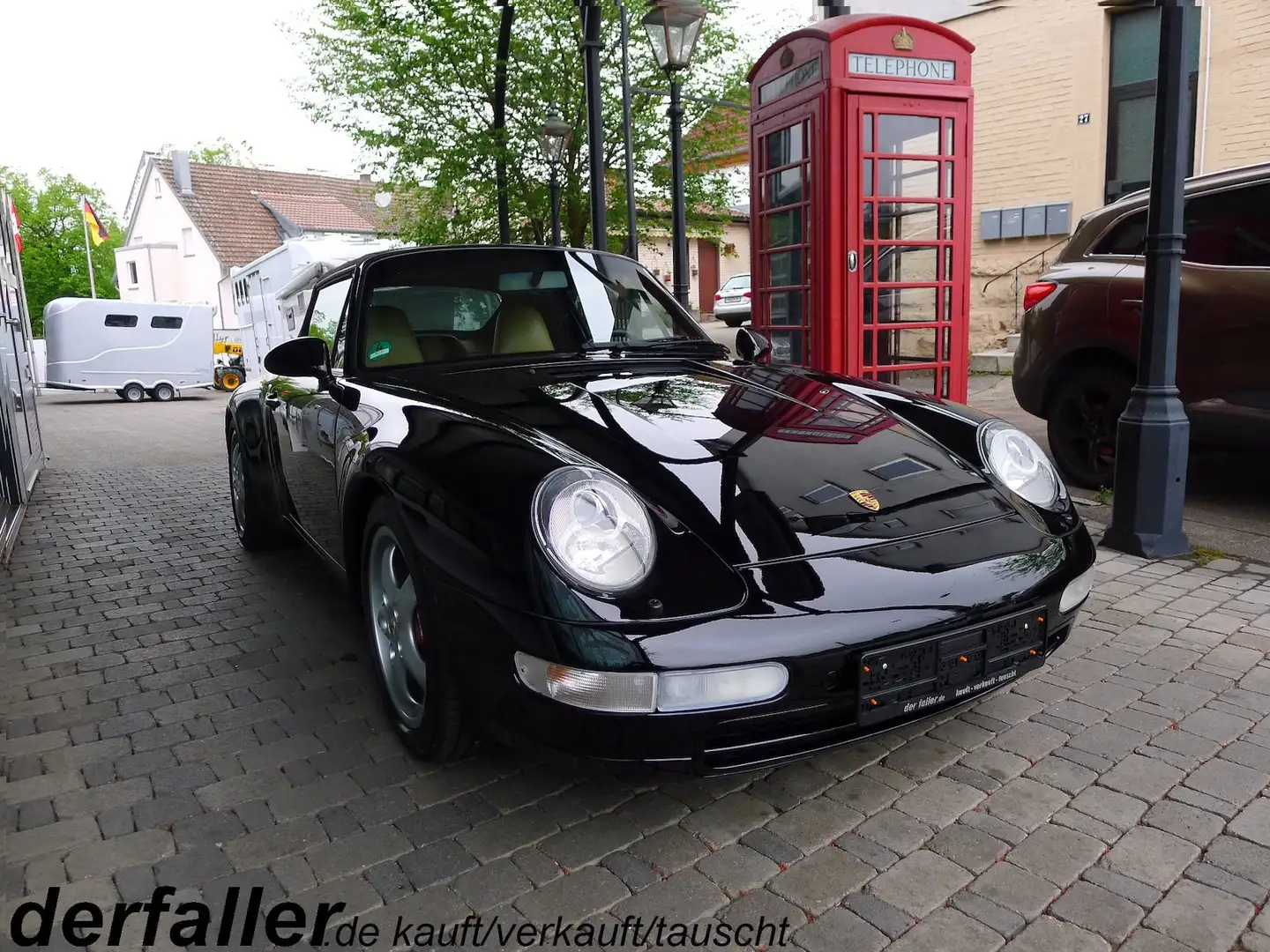 Porsche 993 Cabrio Tiptronic 45.000km Negru - 1