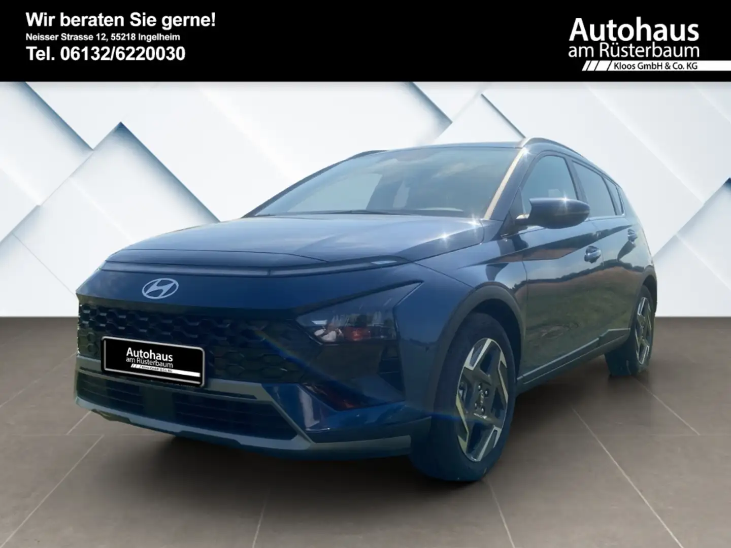 Hyundai BAYON Prime 2WD FL (MY25) 1.0 7-DCT, Assistenzpaket Navi Blauw - 1
