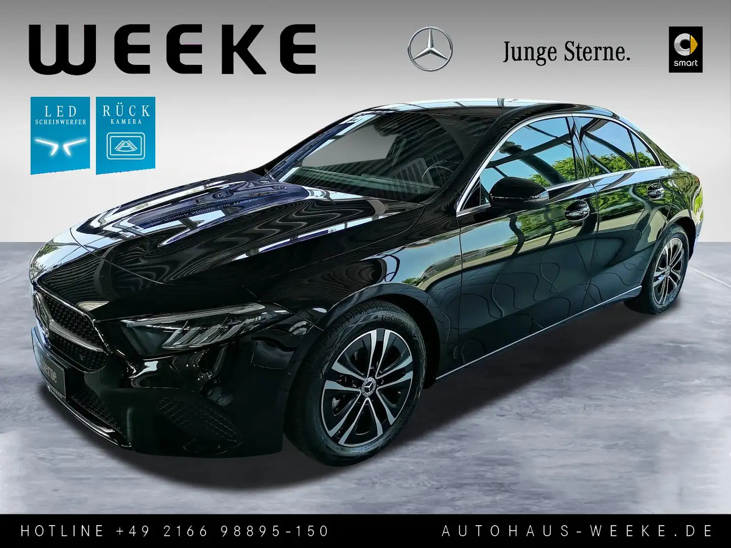 Mercedes-Benz A 180 LIMOUSINE Progressive ADVANCED+KAMERA+VK-A Schwarz - 1