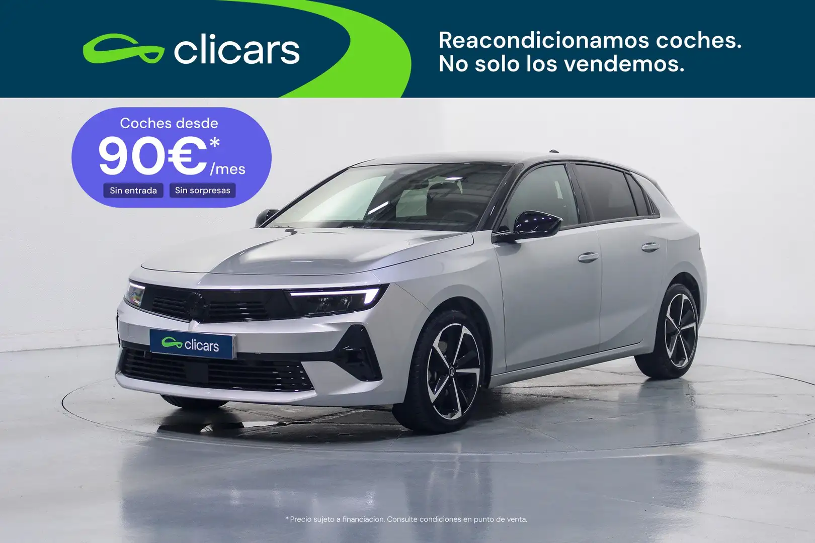 Opel Astra 1.2T XHT Hybrid eDCT6 S/S GS 136 Plateado - 1