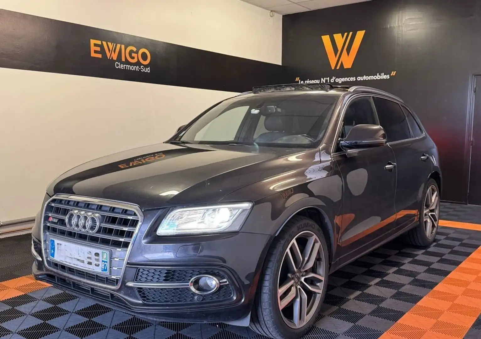 Audi SQ5 3.0 v6 bitdi 326ch quattro tiptronic toit ouvrant pano Grau - 1