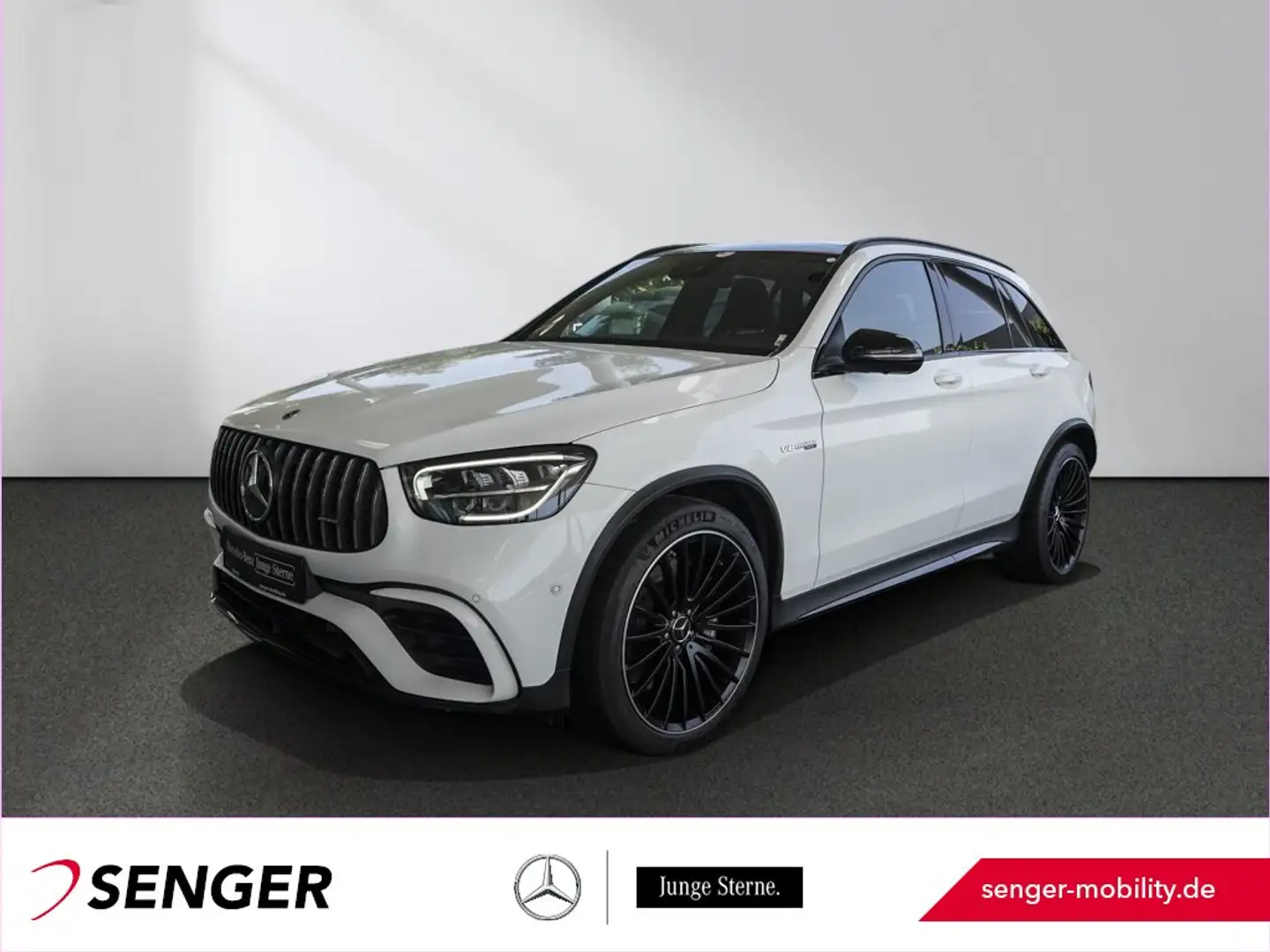 Mercedes-Benz GLC 63 AMG 4M+ Perf.-Abgasanlage Pano 360°Kamera Bianco - 1