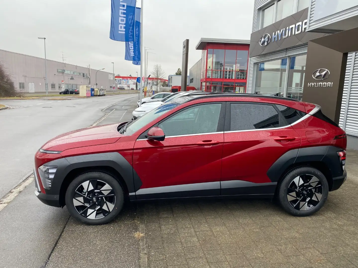 Hyundai KONA SX2 HEV 1.6 GDI PRIME Navi,Panorama Rouge - 2