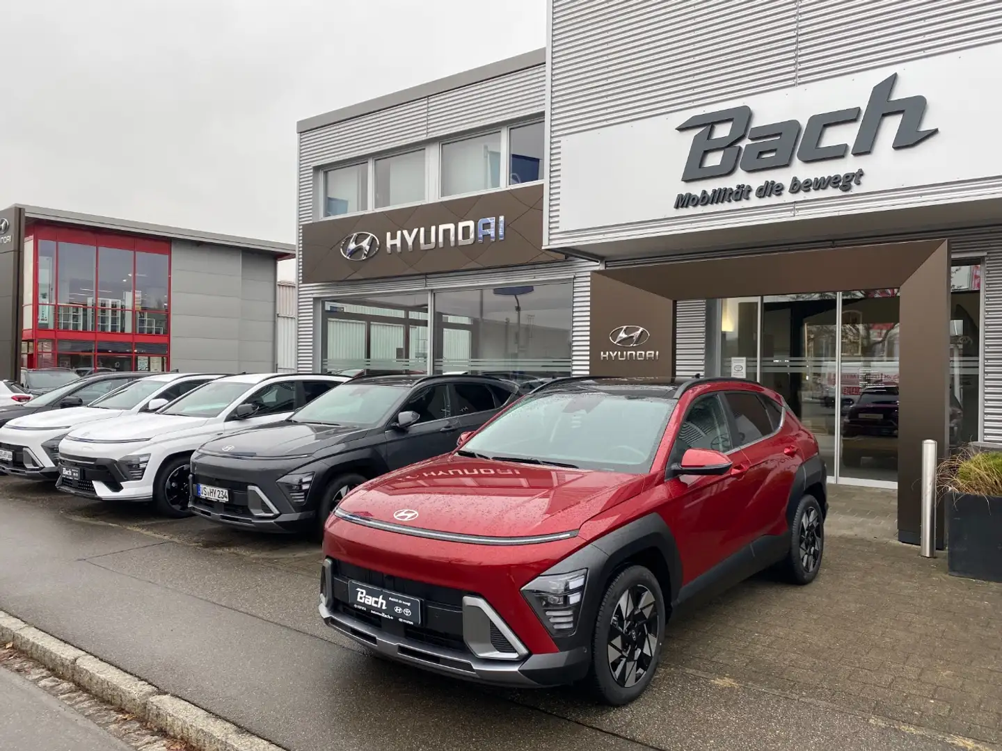 Hyundai KONA SX2 HEV 1.6 GDI PRIME Navi,Panorama Rouge - 1