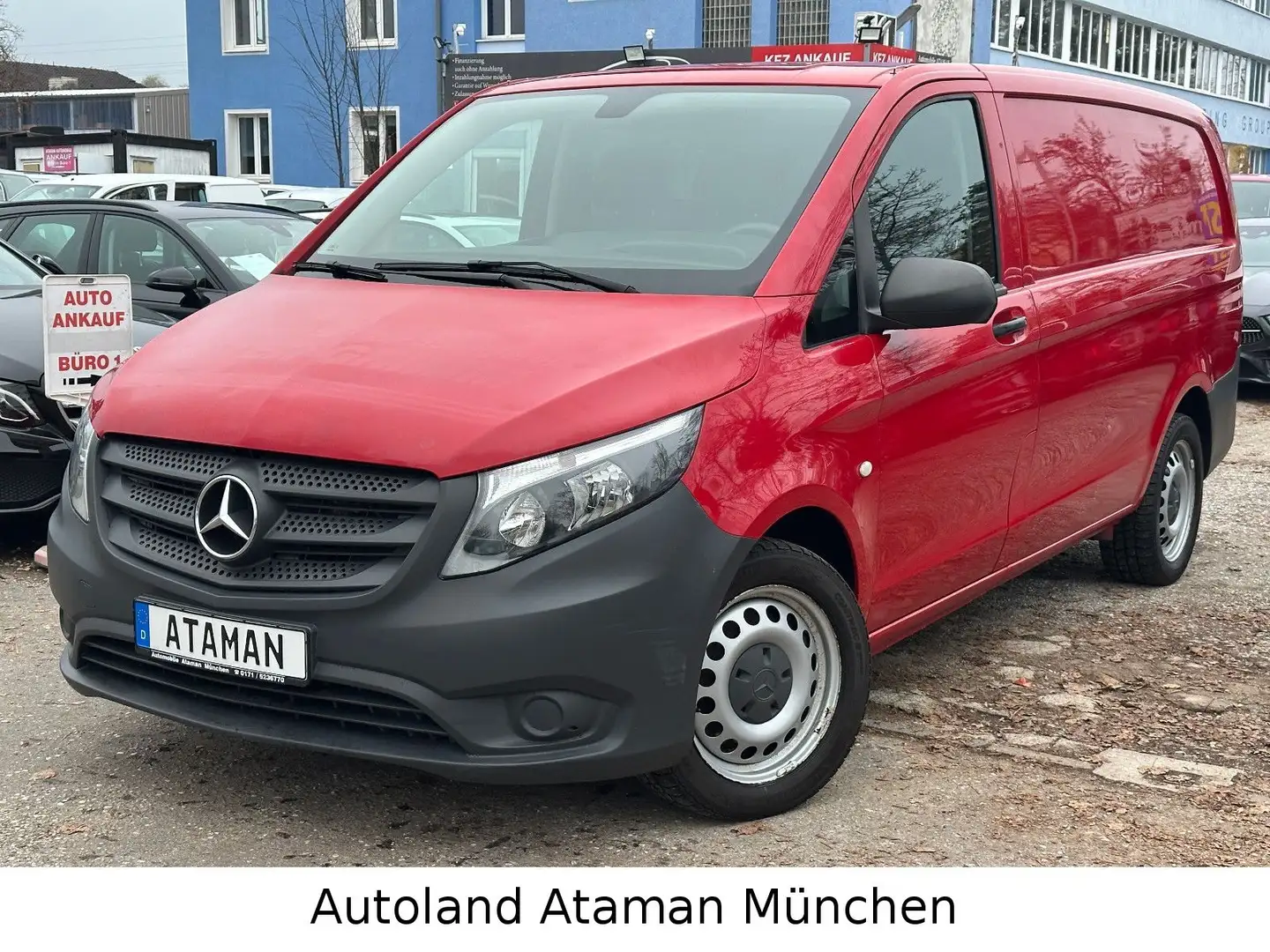 Mercedes-Benz Vito 119 4x4 lang Automatik /Klima/Tempo/AHK Rot - 1