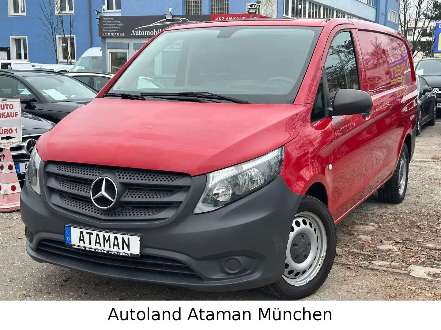 Mercedes-Benz Vito 119 4x4 lang Automatik /Klima/Tempo/AHK Rot - 2