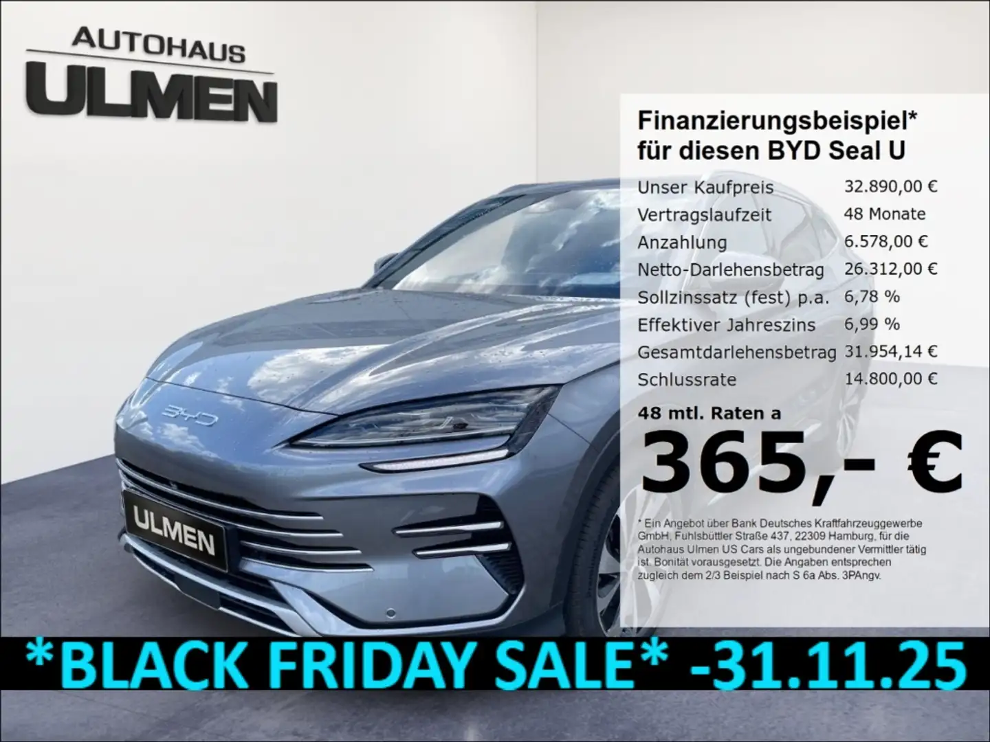 BYD Seal U DM-i Comfort Leder Pano 360°Cam Voll Grau - 1