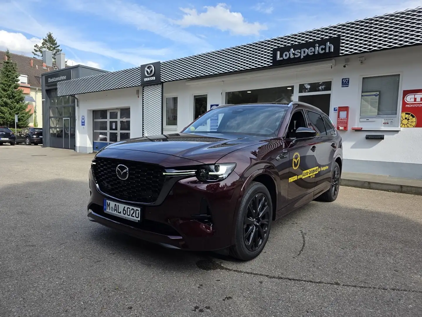 Mazda CX-80 3.3L e-SKYACTIV D 254ps Leder Schwarz, Matrix-LED, Violett - 2