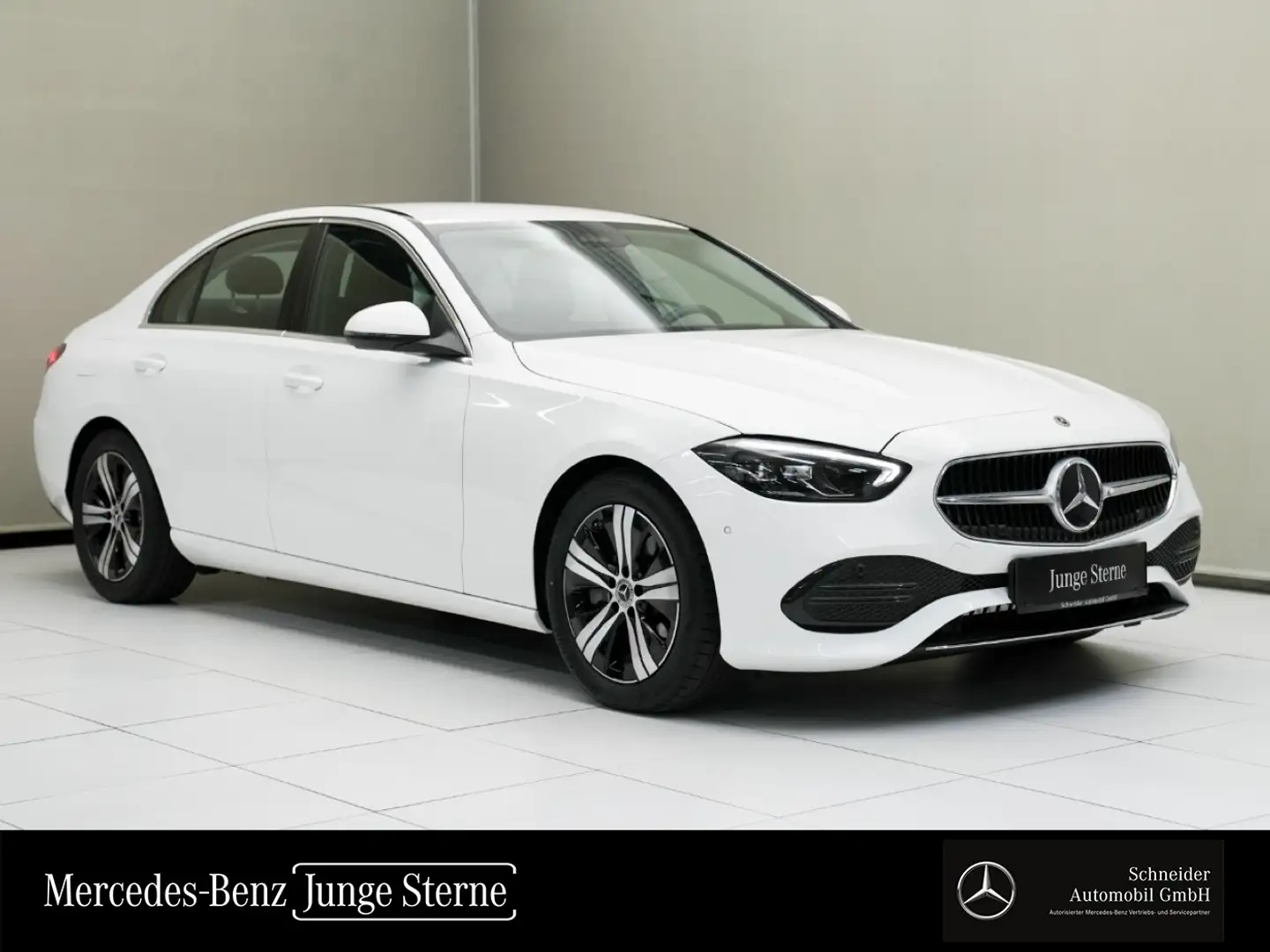 Mercedes-Benz C 200 d SpurW ParkAss. LED SpurH LM KAM KlimaA White - 1