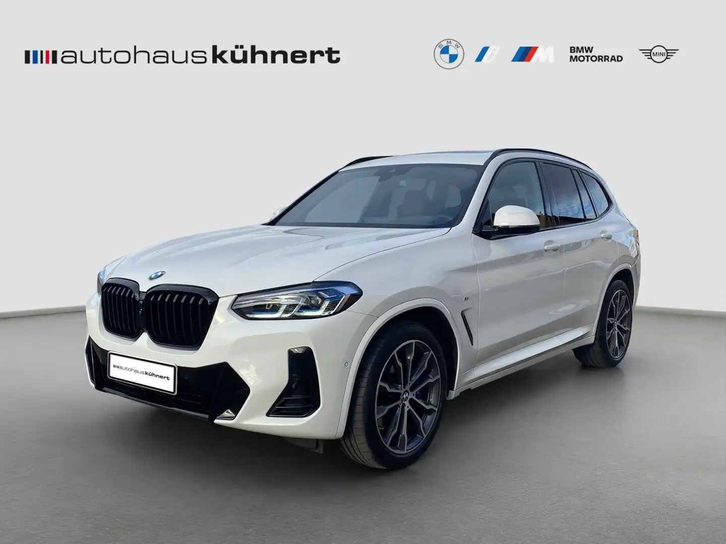 BMW X3 xDrive20d ///M-Sport Laser ACC AHK Pano StHzg Weiß - 1